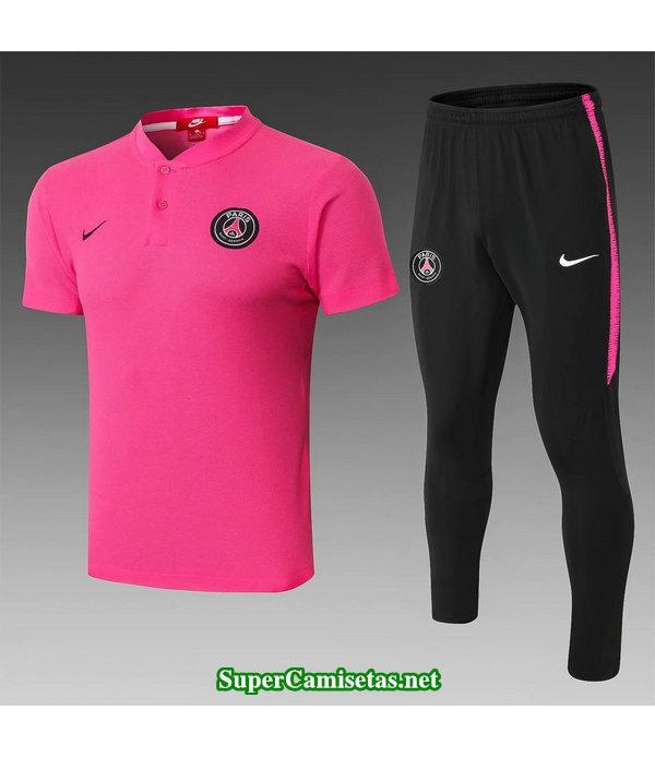 camiseta polo psg rosa 2019/20