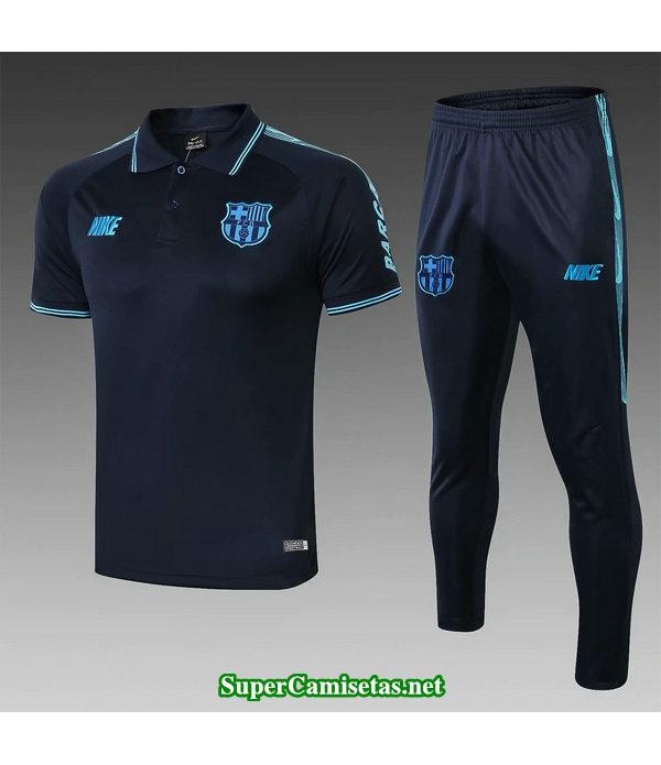 camiseta polo barcelona azul oscuro 2019/20