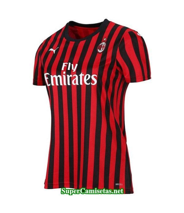 primera equipacion camiseta ac milan mujer 2019/20