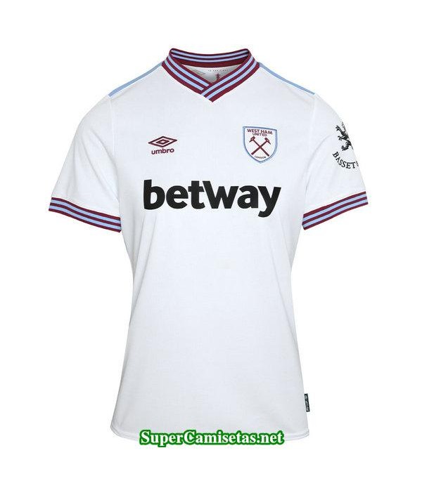 segunda equipacion camiseta west ham mujer 2019/20