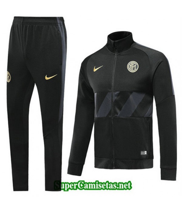 Chandal Inter Milan Chaqueta Negro Negro Cuello alto 2019/20