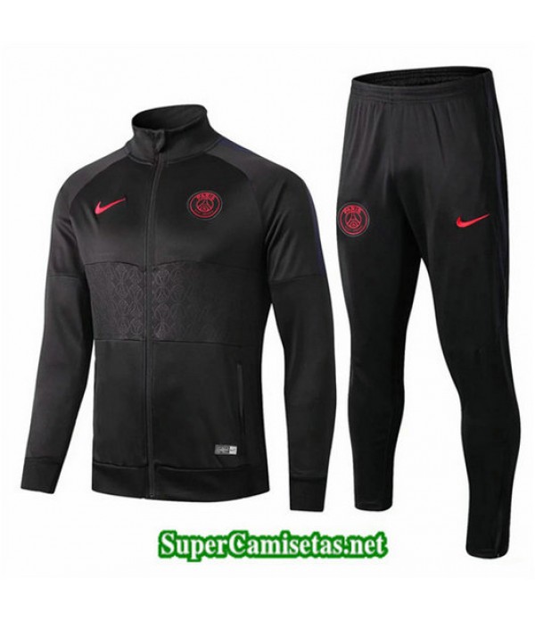 Chandal PSG Chaqueta Negro Negro Cuello alto 2019/20