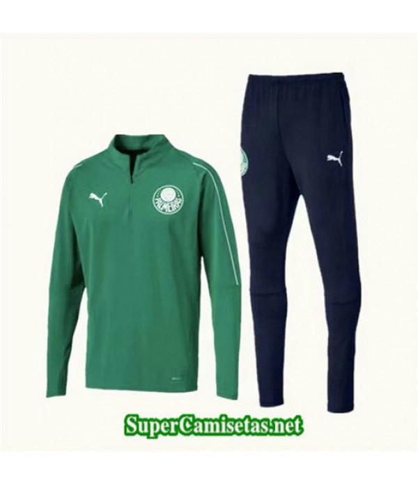 Chandal Palmeiras Verde + Pantalón Negro Verde + ...