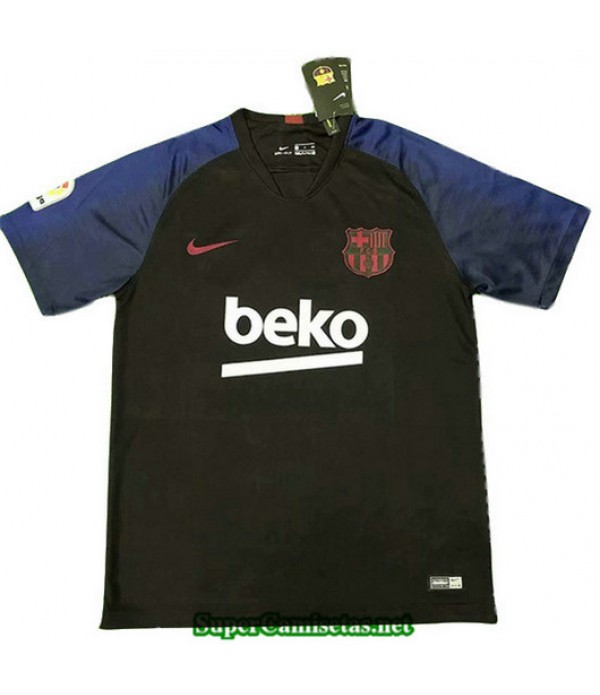 Equipacion Camiseta Barcelona Entrenamiento Negro/Azul 2019/20