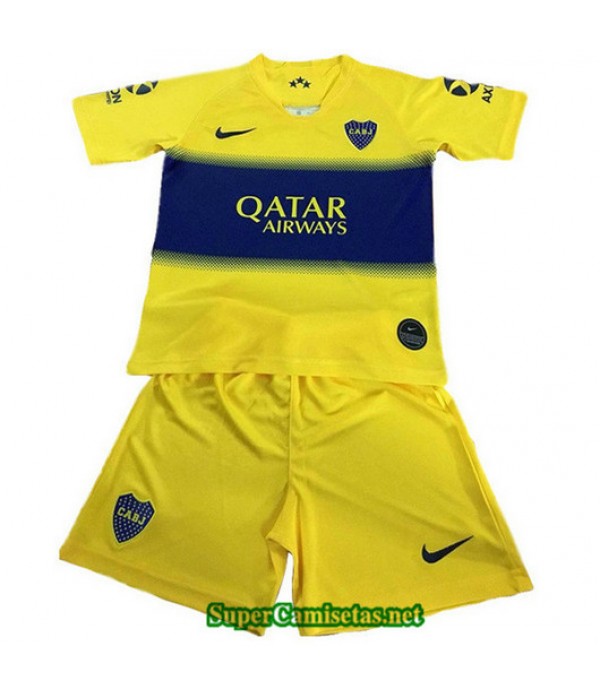 Equipacion Camiseta Boca Juniors Ninos Amarillo/Az...