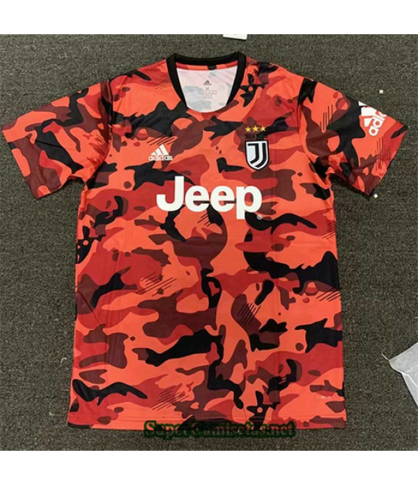 Equipacion Camiseta Juventus Rojo 2019/20