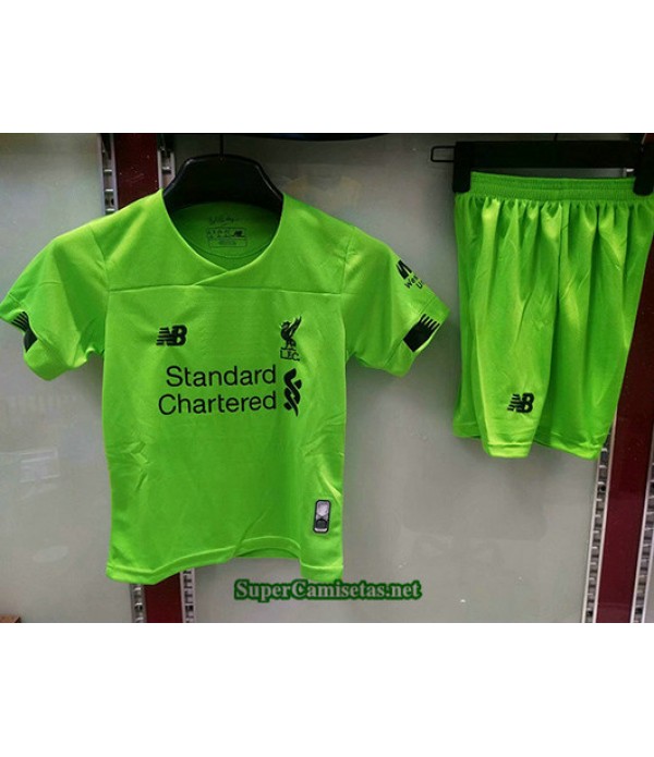Equipacion Camiseta Liverpool Ninos Verde 2019/20