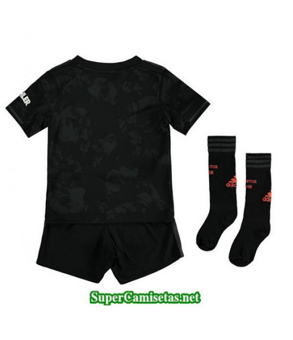 Equipacion Camiseta Manchester United Ninos Negro 2019/20