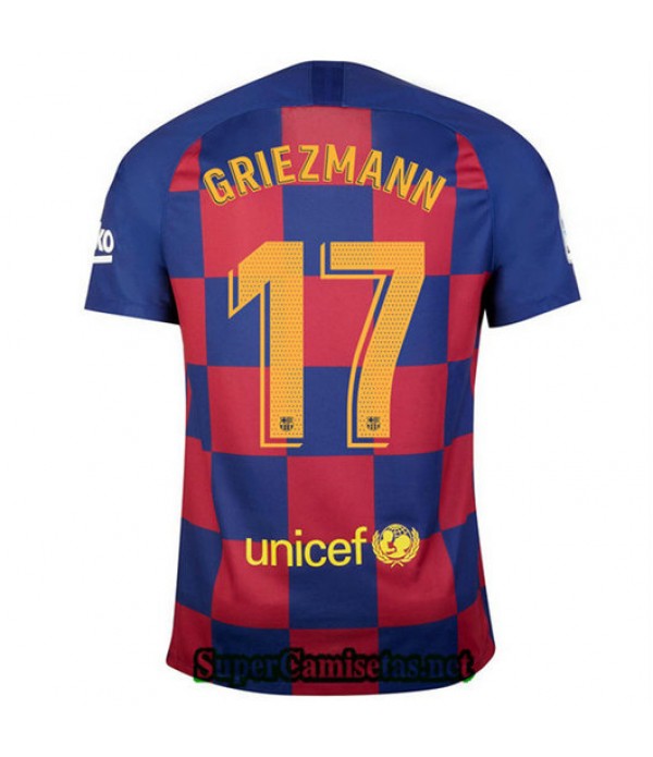 Primera Equipacion Camiseta Barcelona Griezmann 17 2019/20
