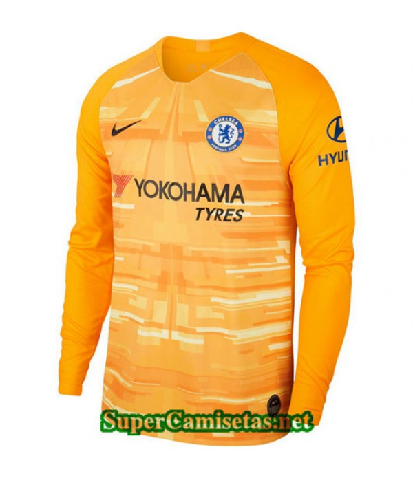 Primera Equipacion Camiseta Chelsea Portero Manga Larga Naranja 2019/20