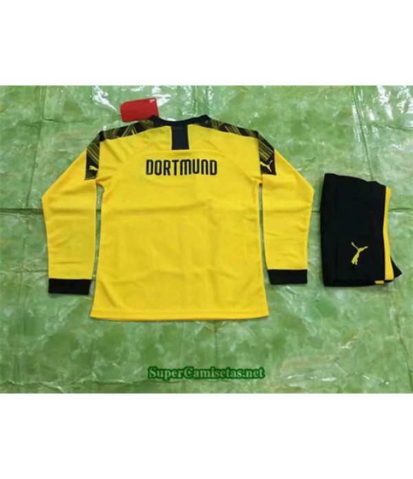 Primera Equipacion Camiseta Dortmund Ninos Manga Larga 2019/20