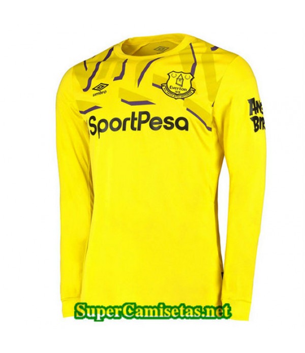 Primera Equipacion Camiseta EVerdeon Portero Amarillo Manga Larga 2019/20