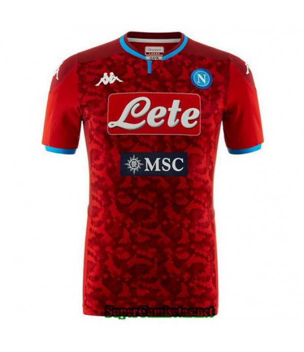 Primera Equipacion Camiseta Napoli Portero Rojo 20...
