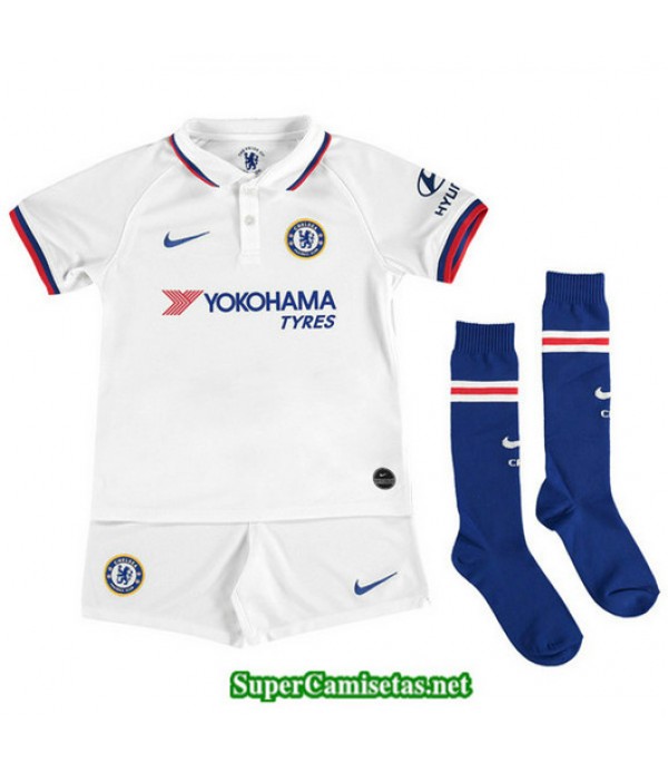 Segunda Equipacion Camiseta Chelsea Ninos Blanco 2019/20