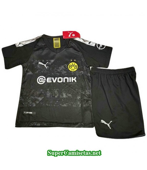 Segunda Equipacion Camiseta Dortmund Ninos 2019/20