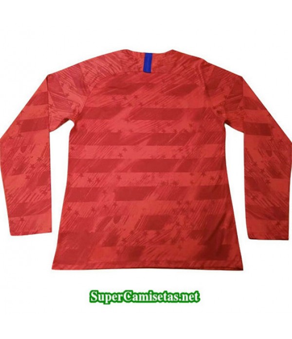 Segunda Equipacion Camiseta EEUU Long Rojo 2019/20