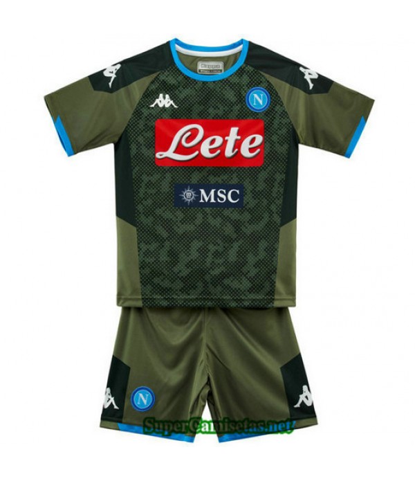 Segunda Equipacion Camiseta Napoli Ninos 2019/20