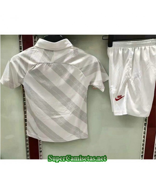 Segunda Equipacion Camiseta PSG Ninos Blanco 2019/20