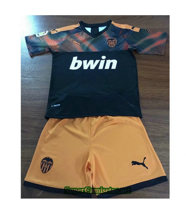 Segunda Equipacion Camiseta Valencia Ninos 2019/20