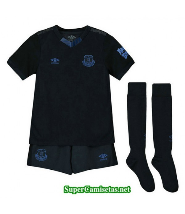 Tercera Equipacion Camiseta Everton Ninos Negro 2019/20