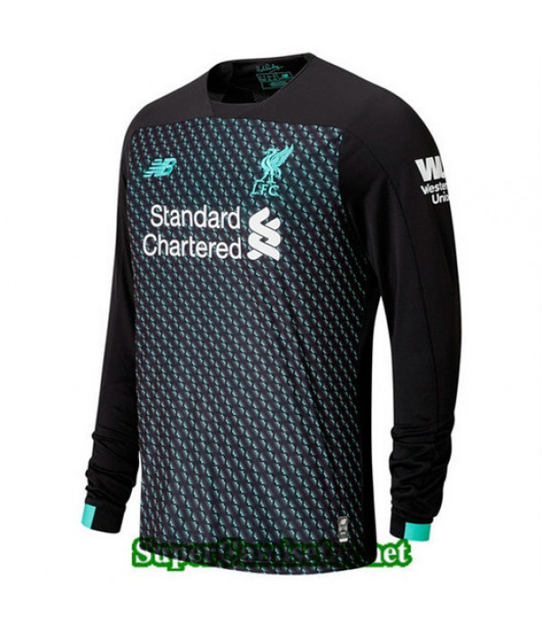 Tercera Equipacion Camiseta Liverpool Manga Larga 2019/20