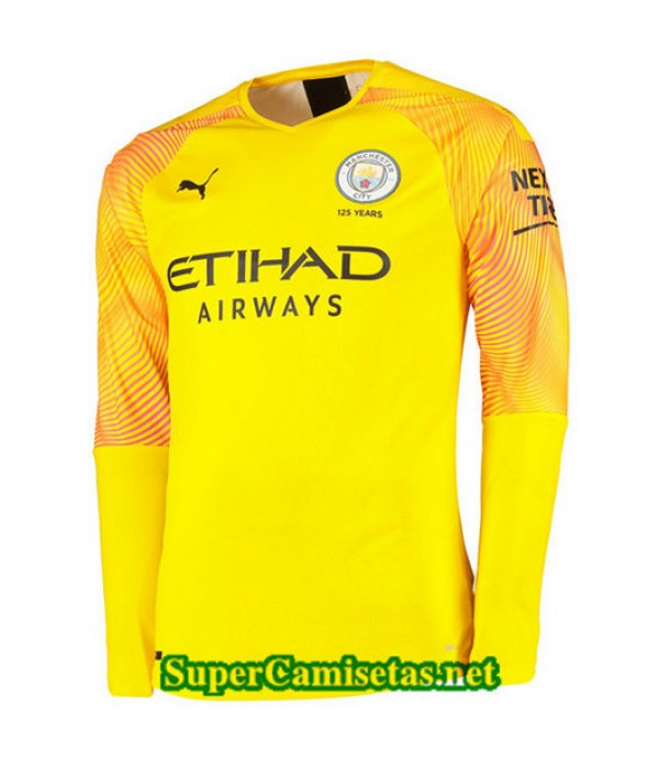 Tercera Equipacion Camiseta Manchester City Portero Manga Larga 2019/20