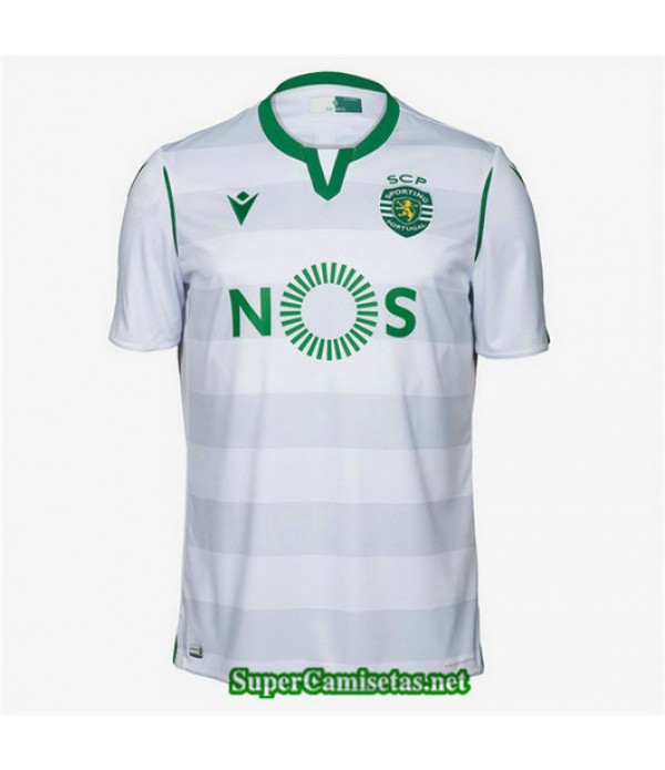 Tercera Equipacion Camiseta Sporting Blanco 2019/2...