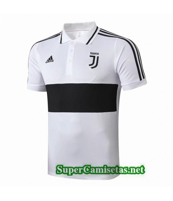 Tailandia Camiseta Juventus Polo Equipacion Blanco/negro 2019/20