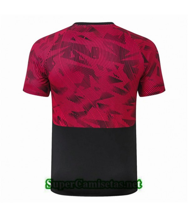 Tailandia Camiseta Pre Match Ac Milan Equipacion Rojo Foncé/negro 2019/20