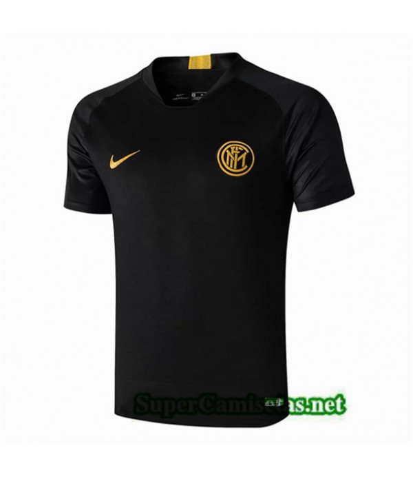 Tailandia Camiseta Pre Match Inter Milan Equipacion Negro 2019/20