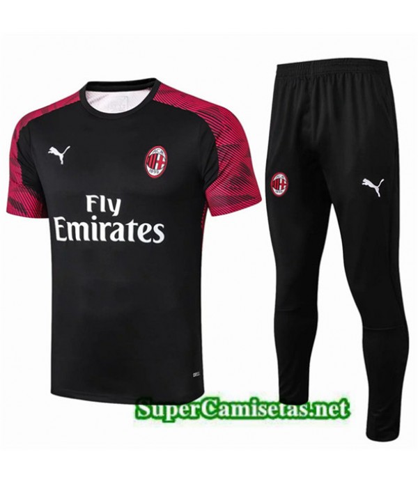 Tailandia Camiseta Kit De Entrenamiento Ac Milan E...