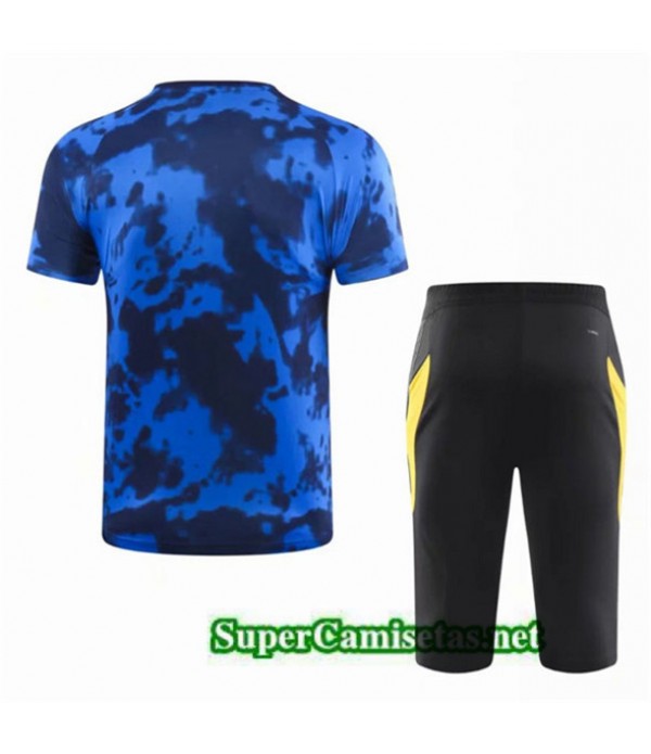 Tailandia Camiseta Kit De Entrenamiento Manchester United Equipacion Azul/negro 2019/20