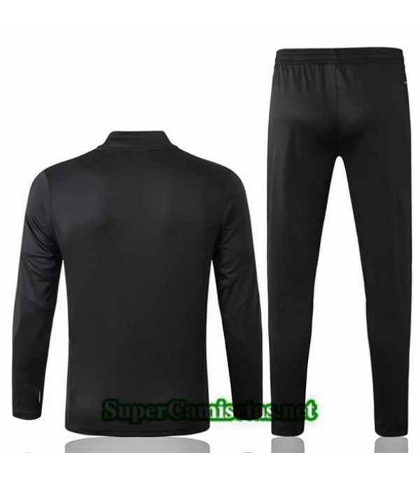 Tailandia Chandal Lyon Equipacion Negro 2019/20 Cuello Alto