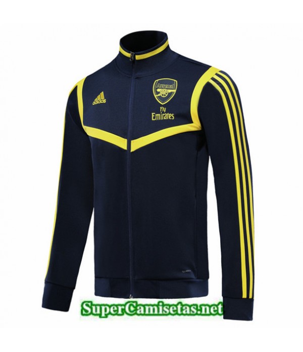 Tailandia Camiseta Arsenal Chaqueta Azul Oscuro/amarillo 2019/20