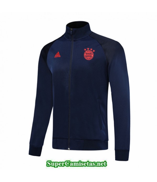 Tailandia Camiseta Bayern Munich Chaqueta Azul Oscuro/rojo 2019/20
