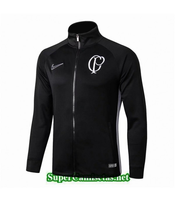 Tailandia Camiseta Corinthians Chaqueta Negro 2019/20