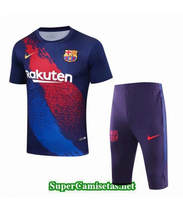 Tailandia Camiseta Entrenamiento Barcelona Púrpura Cuello Redondo 2019/20