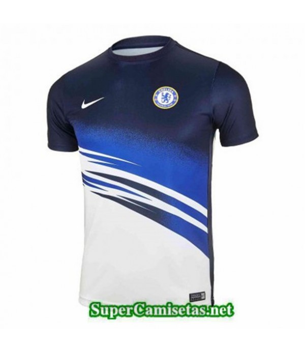 Tailandia Camiseta Entrenamiento Chelsea Azul Blanco 2019/20