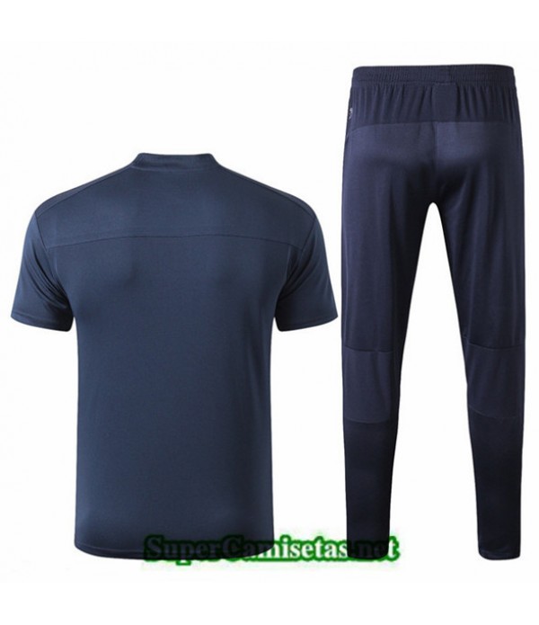 Tailandia Camiseta Entrenamiento Marsella Azul Oscuro 2019/20 Cuello V