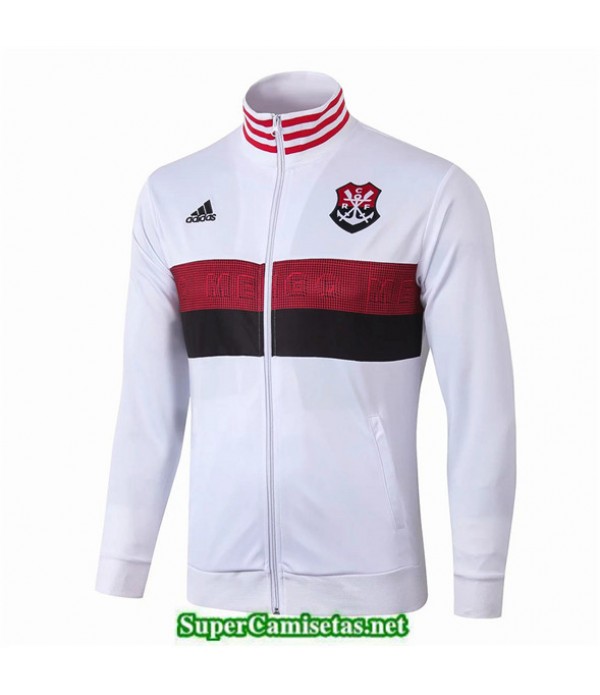 Tailandia Camiseta Flamengo Chaqueta Blanco 2019/2...