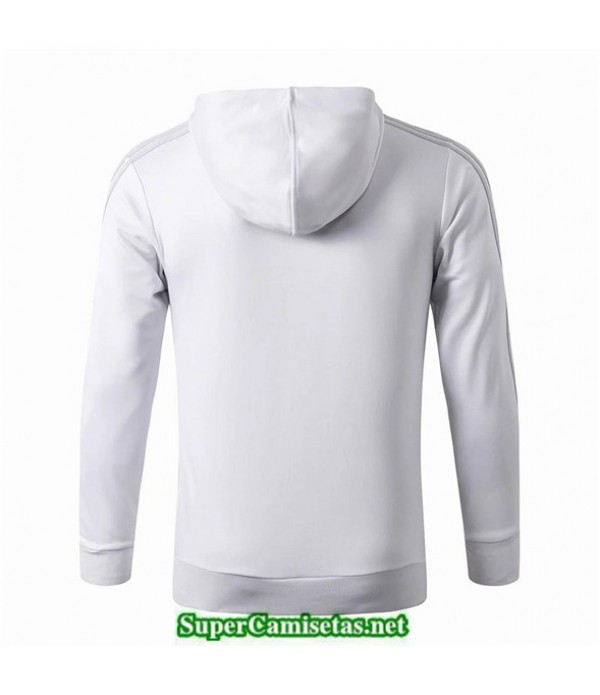 Tailandia Camiseta Juventus Chaqueta Blanco/negro 2019/20 Sombrero