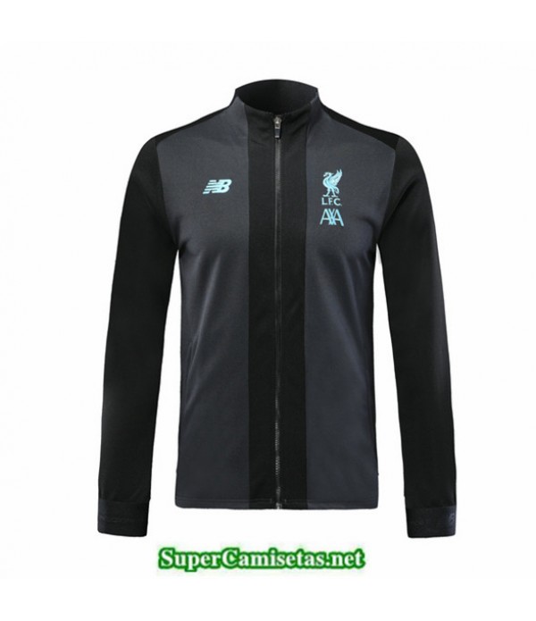 Tailandia Camiseta Liverpool Chaqueta Gris/negro 2019/20