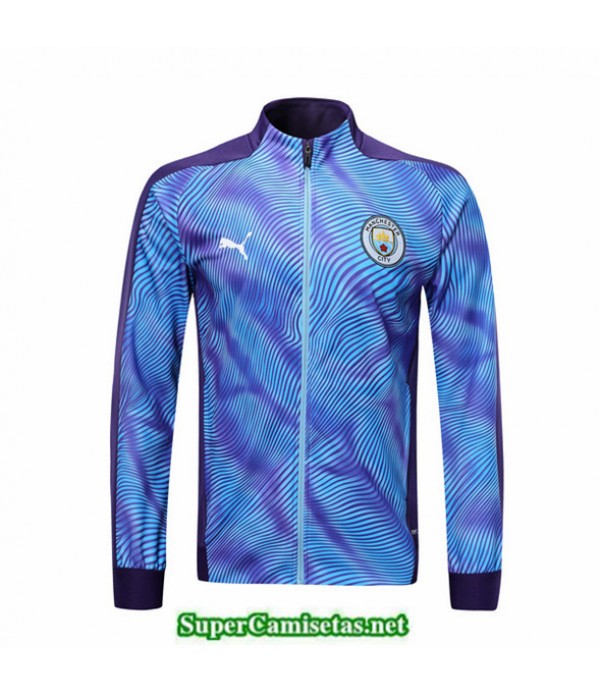 Tailandia Camiseta Manchester City Chaqueta Púrpura/azul 2019/20