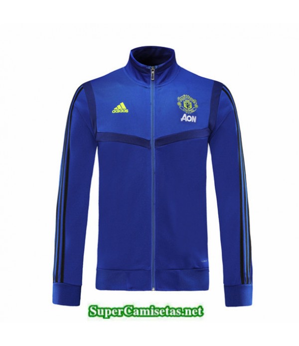 Tailandia Camiseta Manchester United Chaqueta Azul 2019/20