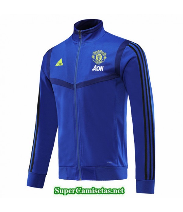 Tailandia Camiseta Manchester United Chaqueta Azul 2019/20