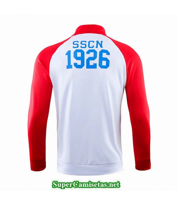 Tailandia Camiseta Naples Chaqueta Blanco/rojo 2019/20