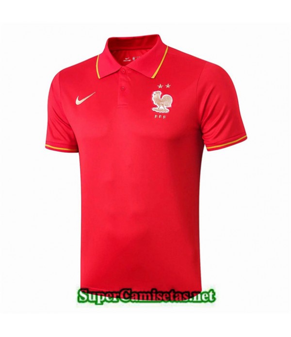 Tailandia Camiseta Polo Entrenamiento Francia Rojo...