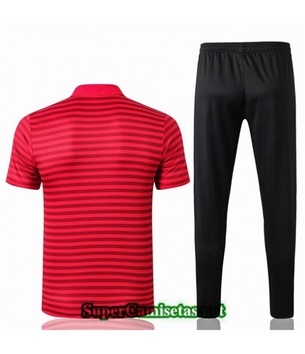 Tailandia Camiseta Polo Entrenamiento Liverpool Rojo Banda Negro 2019/20