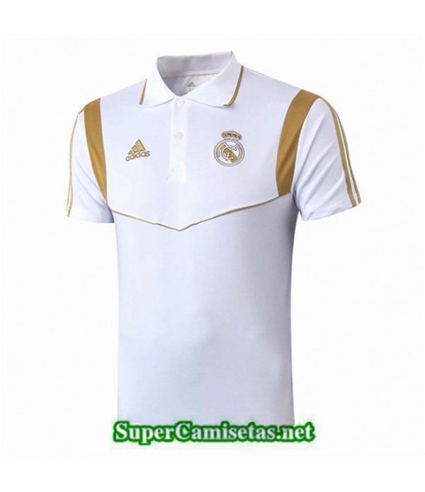Tailandia Camiseta Polo Entrenamiento Real Madrid Blanco 2019/20