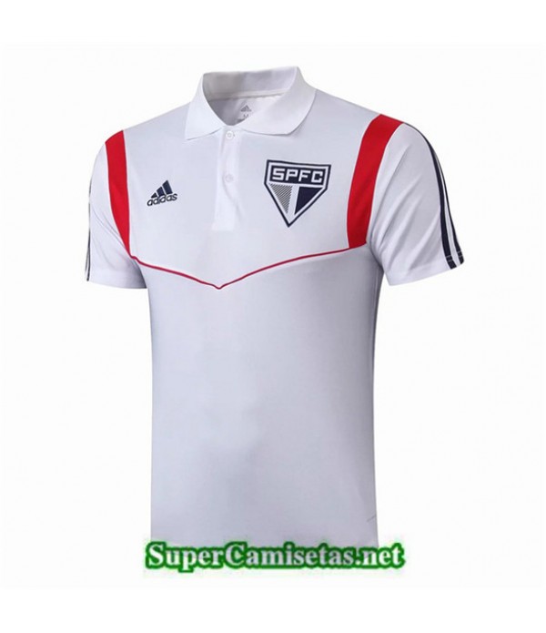 Tailandia Camiseta Polo Entrenamiento Sao Paulo Blanco 2019/20